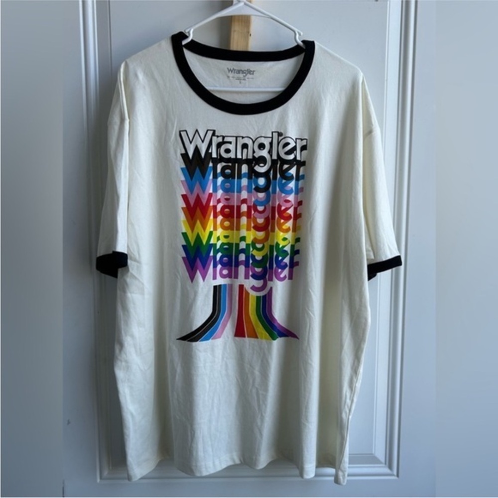 Wrangler pride cotton tee Lg